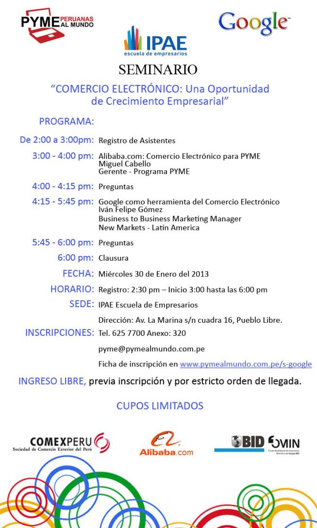 Clic en la imagen para ver su versin completa. 

Nombre: flyer-seminario-google-2013-final.jpg 
Visitas: 924 
Tamao: 93.7 KB 
ID: 3773